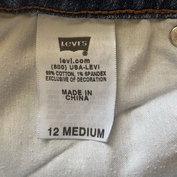 Levi's 545 Low Boot Cut Jeans Women's 12M Medium Wash Denim Casual Everyday - Picture 4 of 10